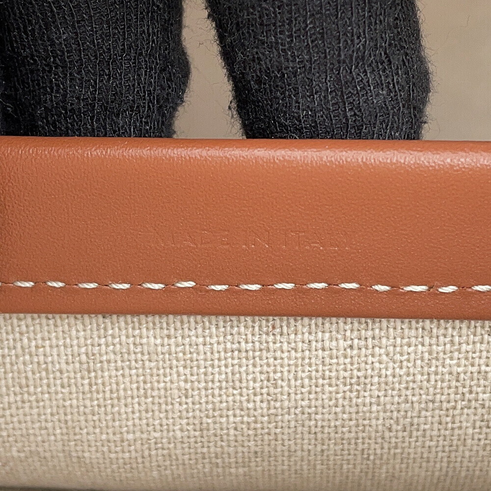 Celine Cabas Thais Tote Bag White Black - Picture 12 of 12